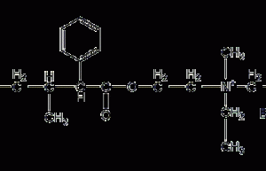 Structural formula of pentaxonium bromide