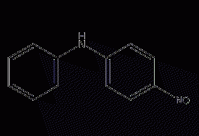 Structural formula of p-nitrosodiphenylamine