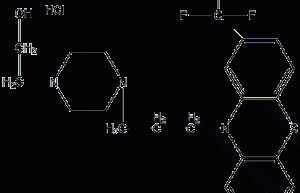 Fluphenazine Hydrochloride Structural Formula