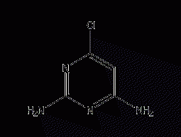 4-Chloro-2,6-diaminopyrimidine structural formula