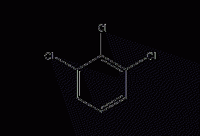 1,2,3-Trichlorobenzene Structural Formula