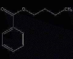 Butyl benzoate structural formula