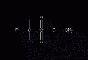 Methyl triflate structural formula