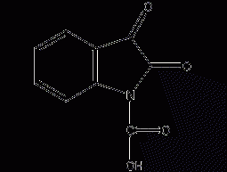 1-acetyl isatin structural formula