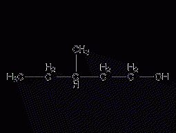 3-methyl-1-pentanol structural formula