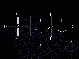 Nonafluorobutanesulfonyl fluoride structural formula