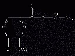 Structure formula of ethyl vanillate