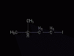 Isoamyl iodide structural formula