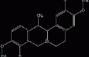 Structural formula of corydaline