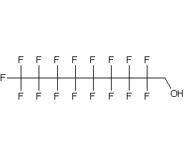 1H,1H-Perfluoro-1-nonanol structural formula