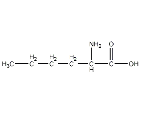 DL-norleucine structural formula