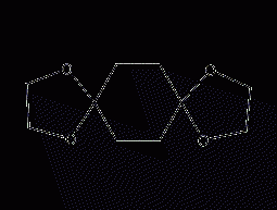 1,4-cyclohexanedione bis(ethylene acetal) structural formula