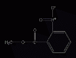 2-nitrobenzoic acid methyl ester structural formula