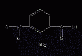 2-Amino-3-nitrobenzoic acid structural formula