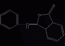 3-Benzylidene phthalide structural formula