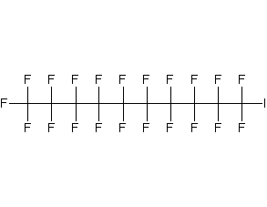 Perfluorodecyl iodide structural formula