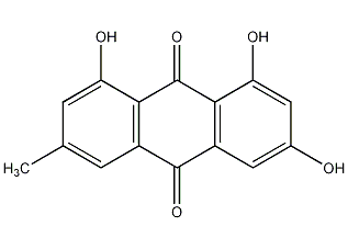 Emodin structural formula