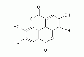 Ellagic acid hydrate structural formula