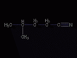 Isocapronitrile structural formula