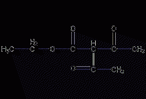 Ethyl diacetoacetate structural formula