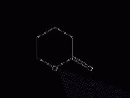 δ-valerolactone structural formula