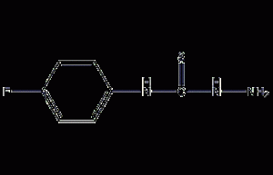 4-4-fluorophenyl-3-thiosemicarbazide structural formula