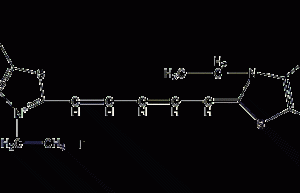 3,3'-diethyl sulfide carbonyl cyanogen iodide structural formula