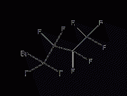 1,4-diiodoperfluorobutane structural formula