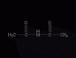 Diacetylamide structural formula