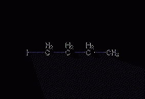 1-iodobutane structural formula