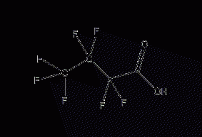 Heptafluorobutyric acid structural formula