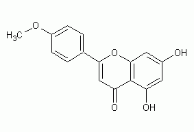 Acacetin structural formula