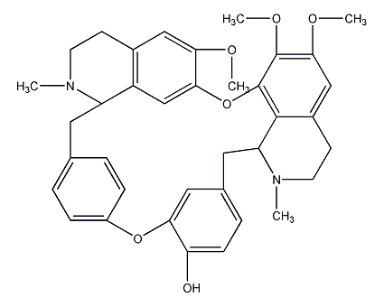 Berbamine structural formula