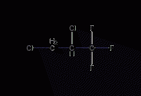 2,3-Dichloro-1,1,1-trifluoropropane structural formula