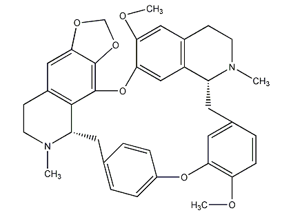 Stephania structural formula