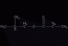 Isobutyl propionate structural formula