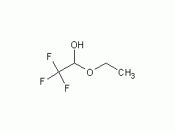 Trifluoroacetal hemi-ethanol acetate structural formula