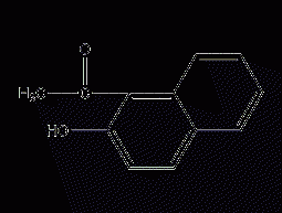 2-Hydroxy-1-naphthylethanone structural formula