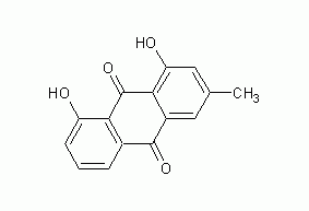 Chrysophanol Structural Formula