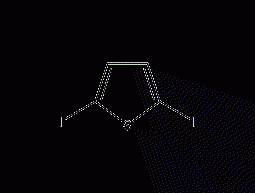 2,5-diiodothiophene structural formula