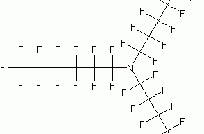 Perfluorotrihexylamine structural formula