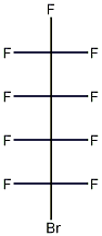 Nonafluorobutyl bromide structural formula