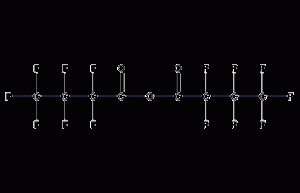 Heptafluorobutyric anhydride structural formula