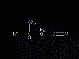 Isovaleronitrile Structural Formula