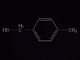 Structural formula of p-methylbenzyl alcohol