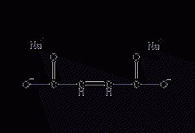 Disodium maleate structural formula