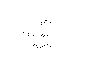 Juglone structural formula