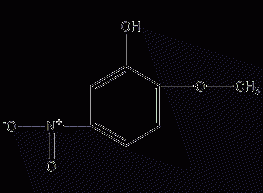 2-methoxy-5-nitrophenol structural formula