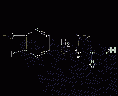 3-iodo-L-tyrosine structure