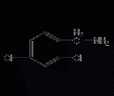 2,4-dichlorobenzylamine structural formula